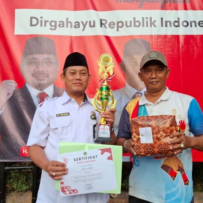 HUT RI ke 79, MAN 5 Jakarta Juara Tenis Meja Ganda